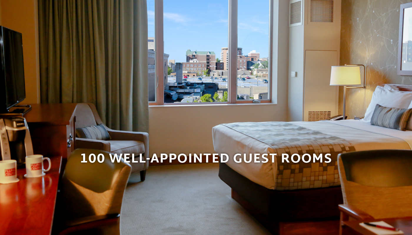 100 well-appointed guest rooms