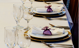 Wedding tableware