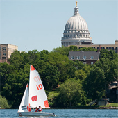 Sailboat on Lake Mendota